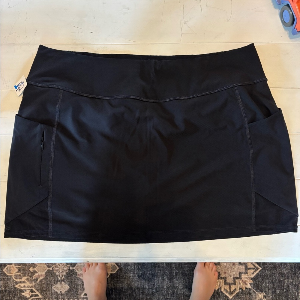 Athleta Black Performance Skort With Pockets - image 4